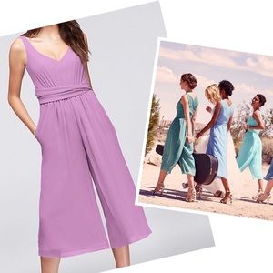 💌SOLD💌 NWT Lavender Lilac Chiffon Jumpsuit